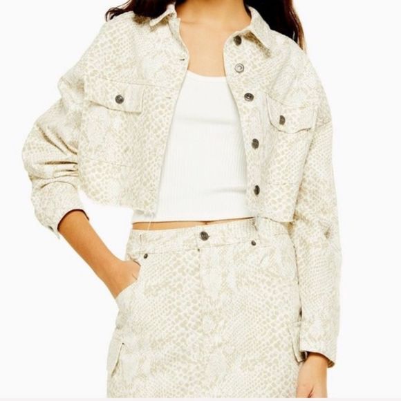 topshop hacked off denim jacket